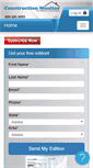 Mobile Screenshot of constructionmonitor.com